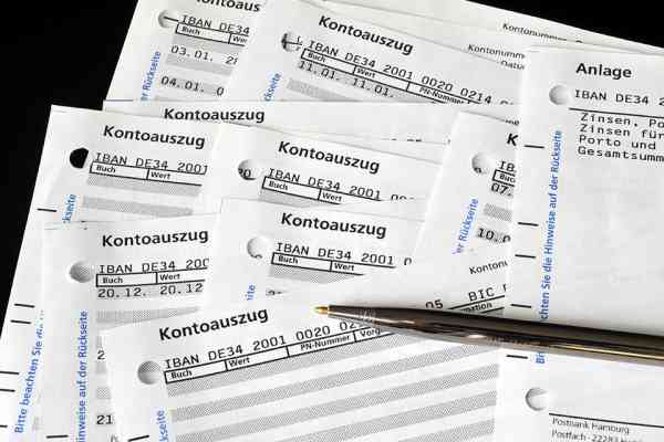 © nmann77 - stock.adobe.com Kontoauszüge